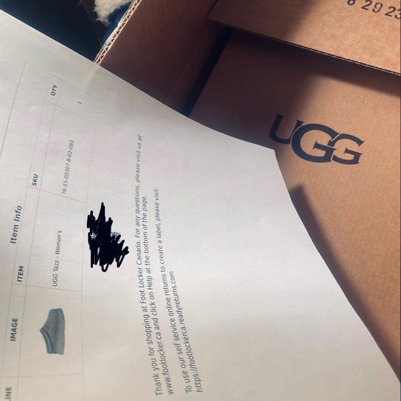 UGG TAZZ CHESTNUT Size 8 Brand NEW IN BOX never even taken out of box - Picture 7 of 7